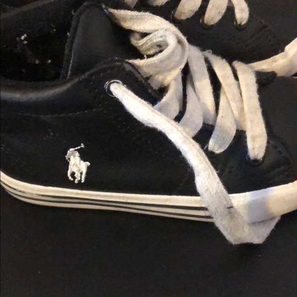 Black polo toddler boy sneakers - Picture 2 of 6